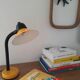 Desk lamp yellow-orange and black Made in France