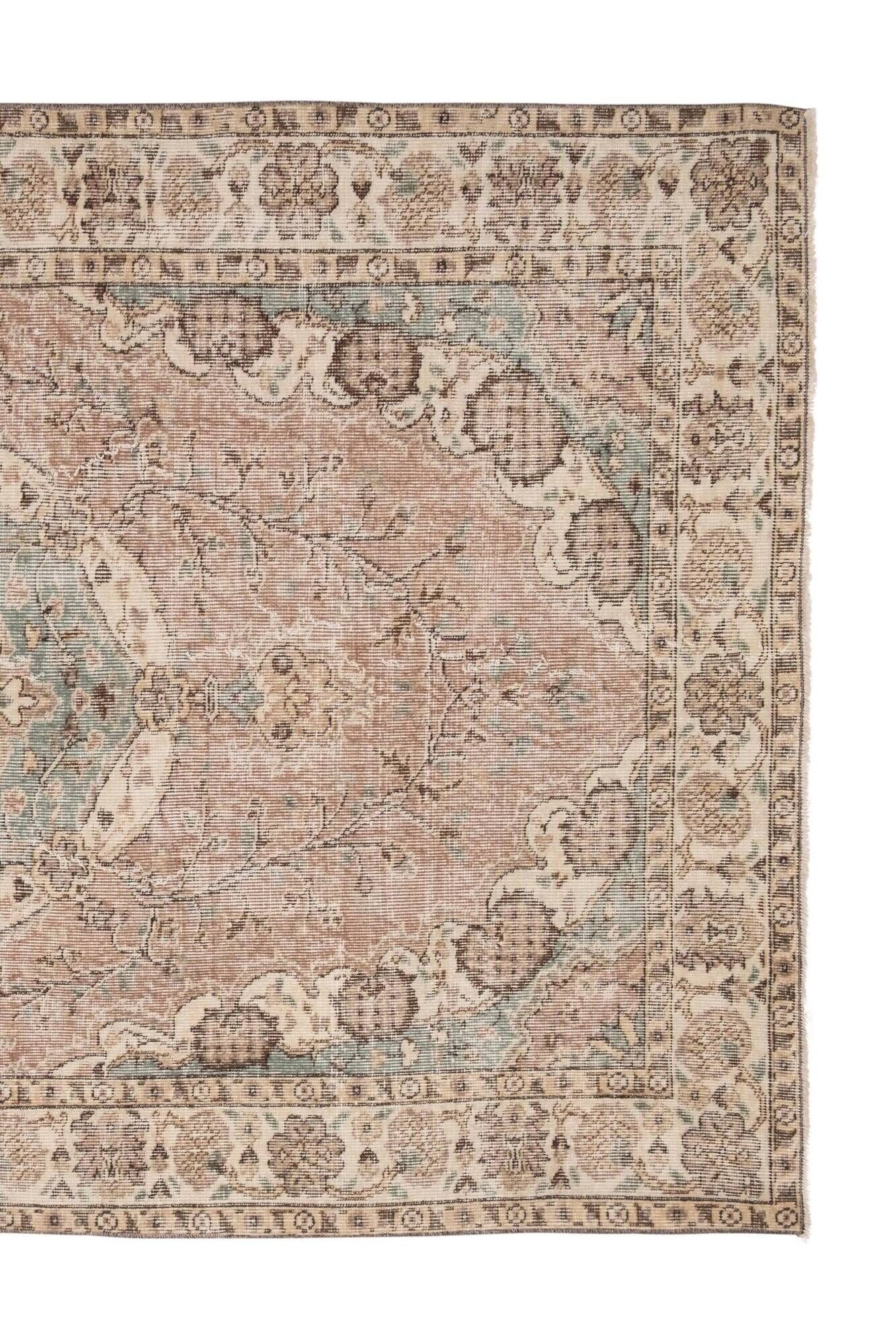 Vintage Turkish handmade rug 159x257 cm
