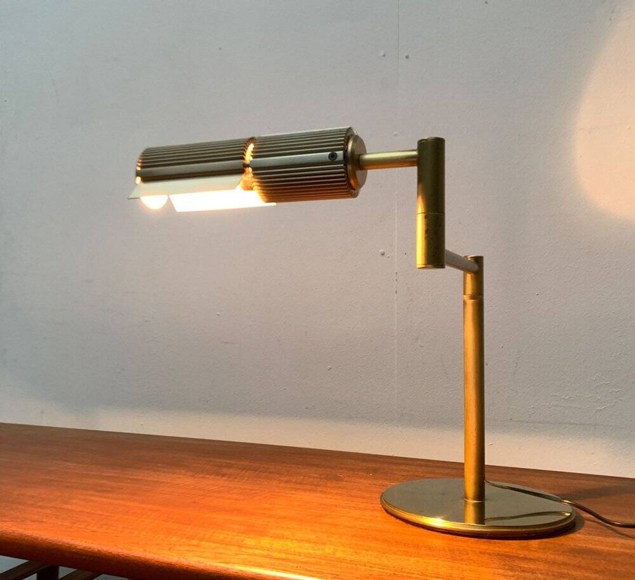 Space Age table lamp by V. Frauenknecht for Swisslamps International, 1970s.