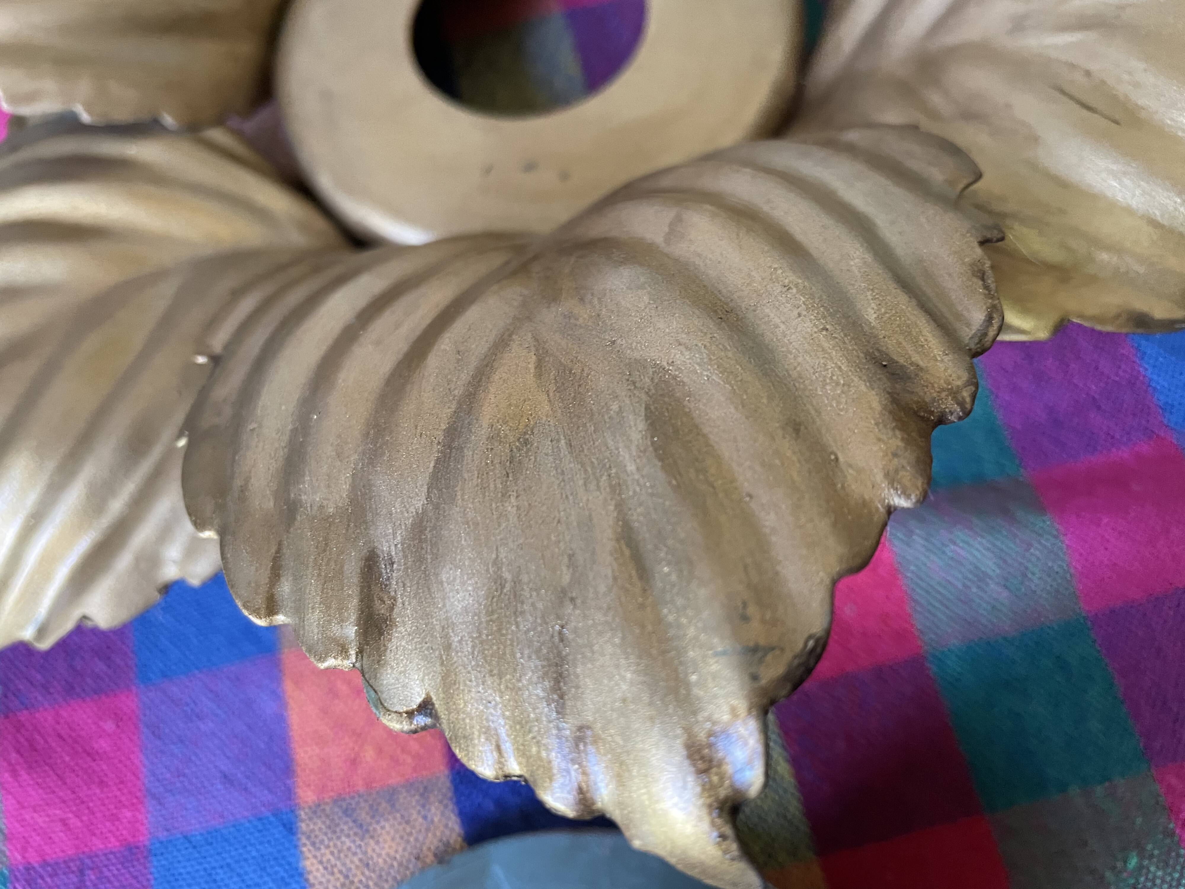 Masca golden flower wall light