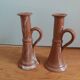 Stoneware candle holders