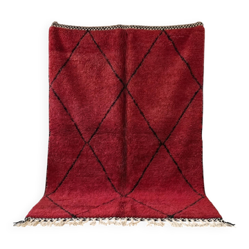 Tapis artisanal marocain laine pure 3x2 m