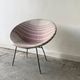 Vintage Mid-Century woven Sputnik  bucket chair