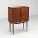 Illum Wikkelso bar cabinet in rosewood C. F. Christensen Denmark 1960