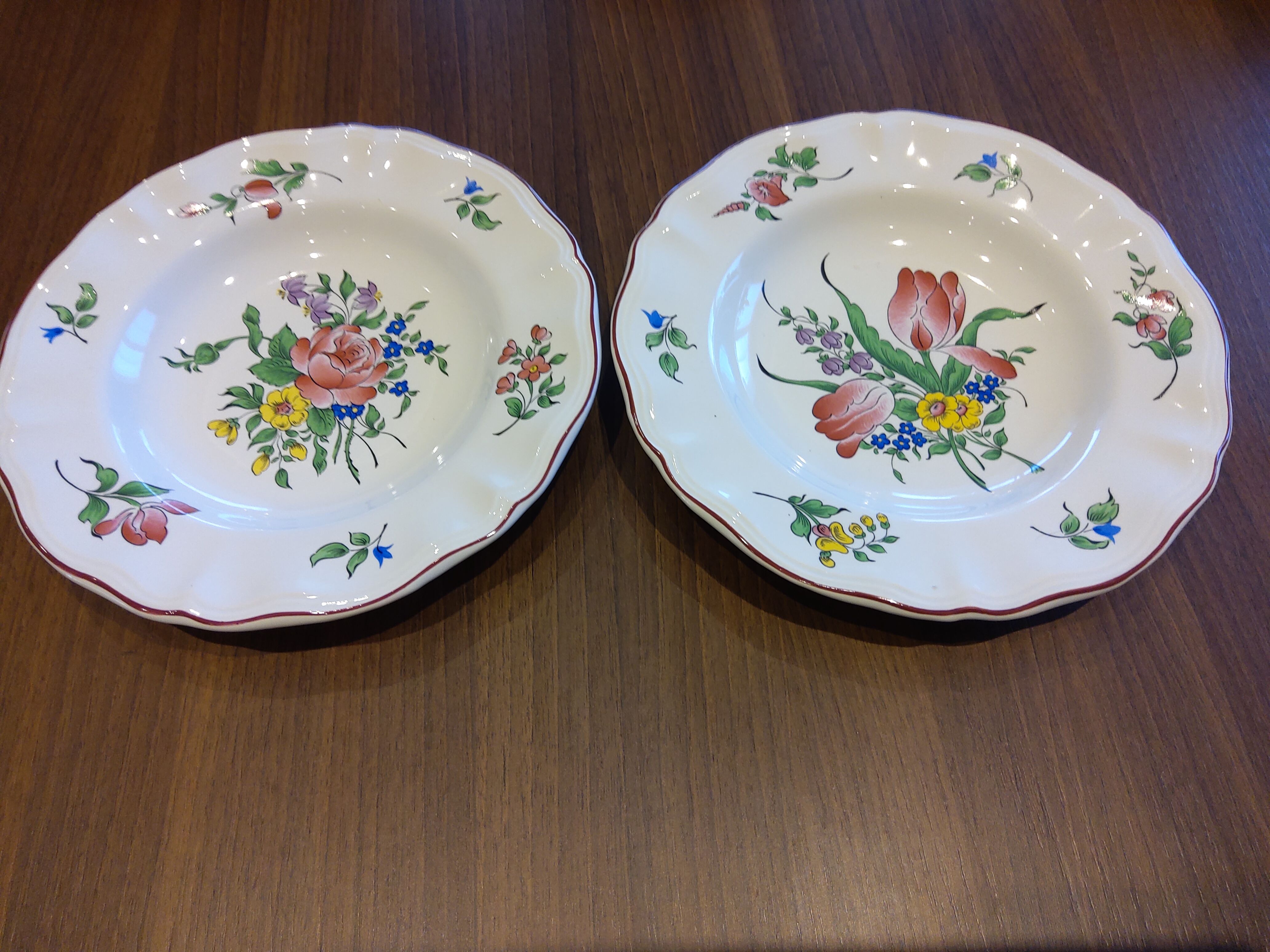 6 deep plates LUNEVILLE