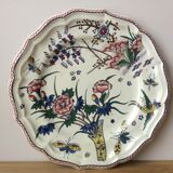 Plate in earthenware Vieux Rouen