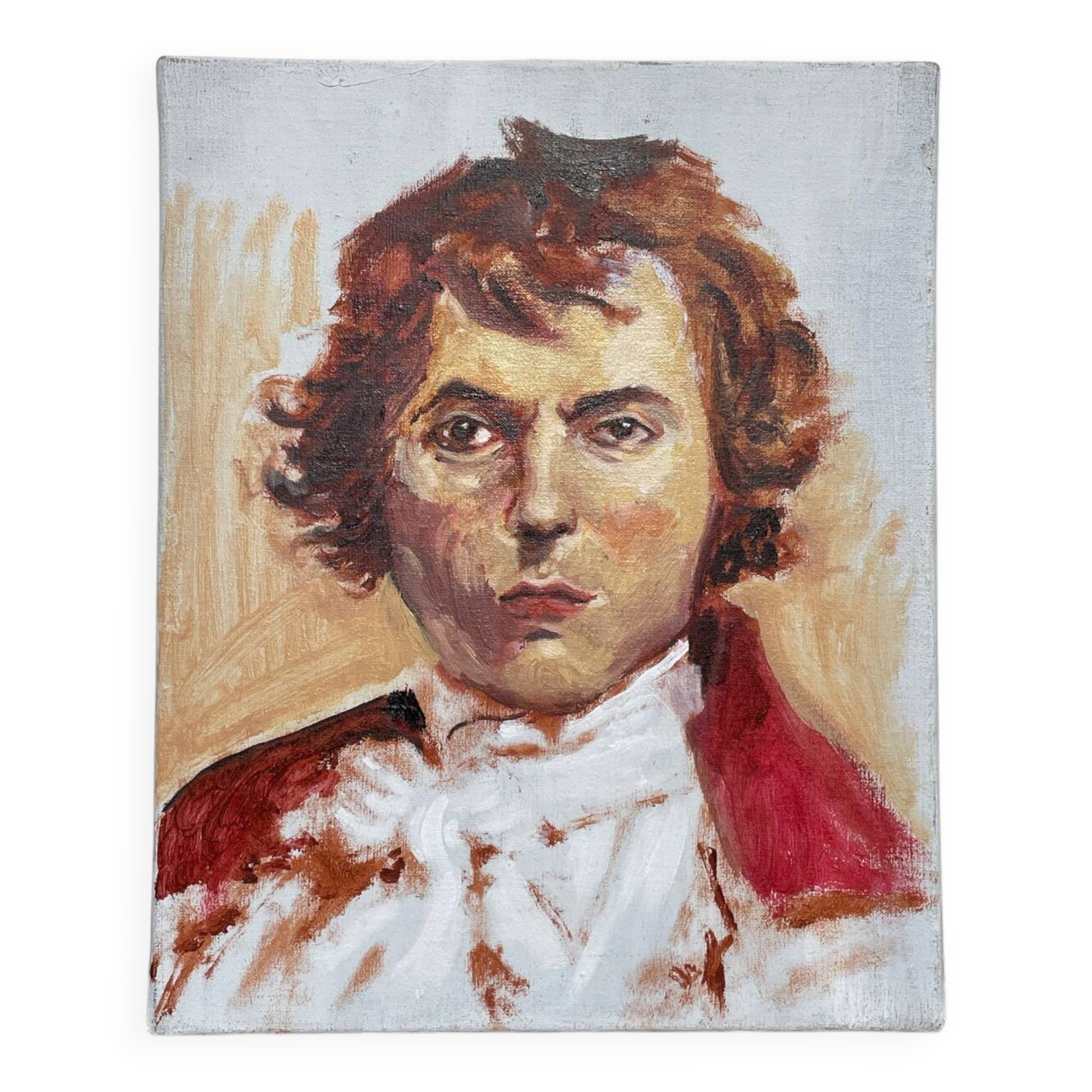 Portrait à l’huile d’un homme tableau
