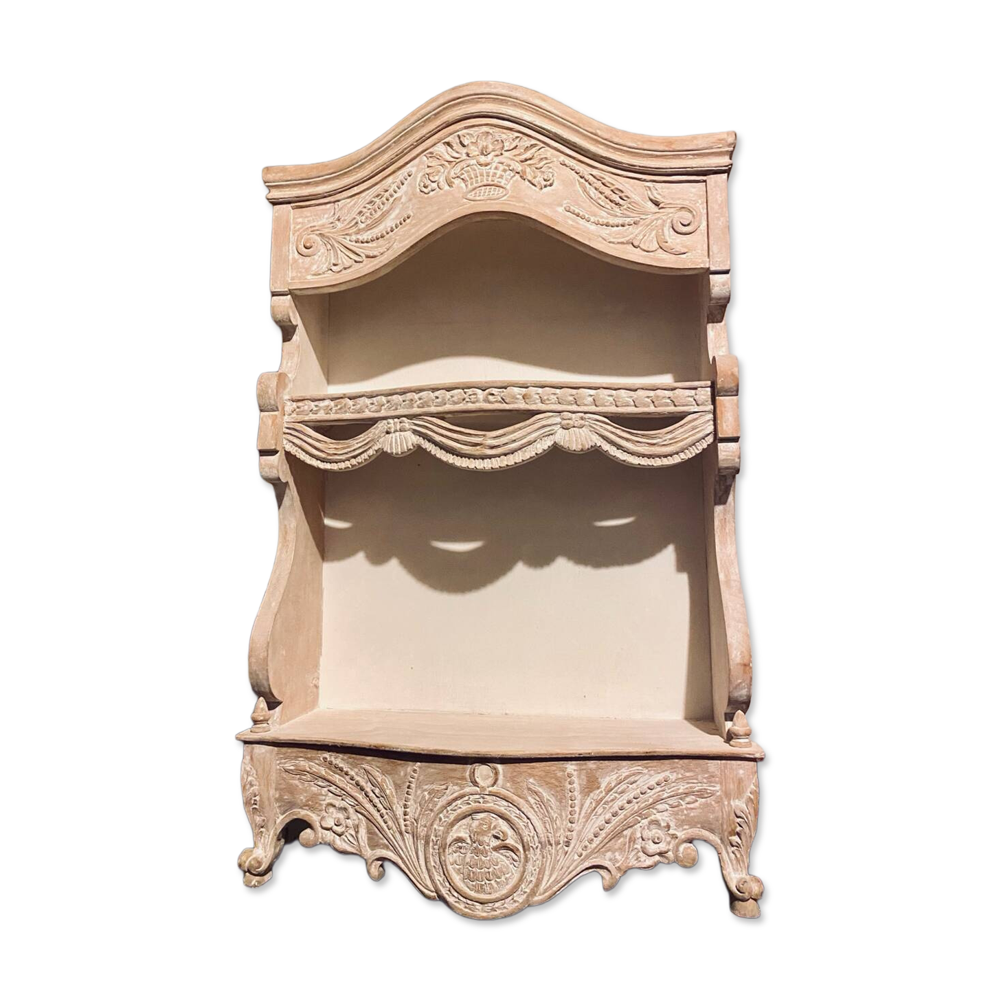 Antique wall shelf