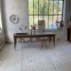 Oak farmhouse table