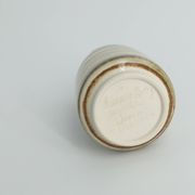 Petit Vase Scandinave de Collection en Grès Marron par Gunnar Borg pour Höganäs Keramik, 1960s
