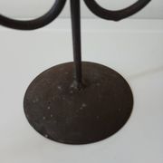 Raw wrought iron chandelier