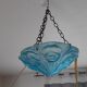 Glass chandelier Degué Blue