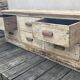 Very beautiful antique shop workbench with 8 drawers.