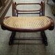 Curved wooden footrest
