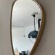 Asymmetrical mirror Deknudt freeform from the 60s-70s