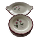 Salins dessert plates and platter, Cerilly model
