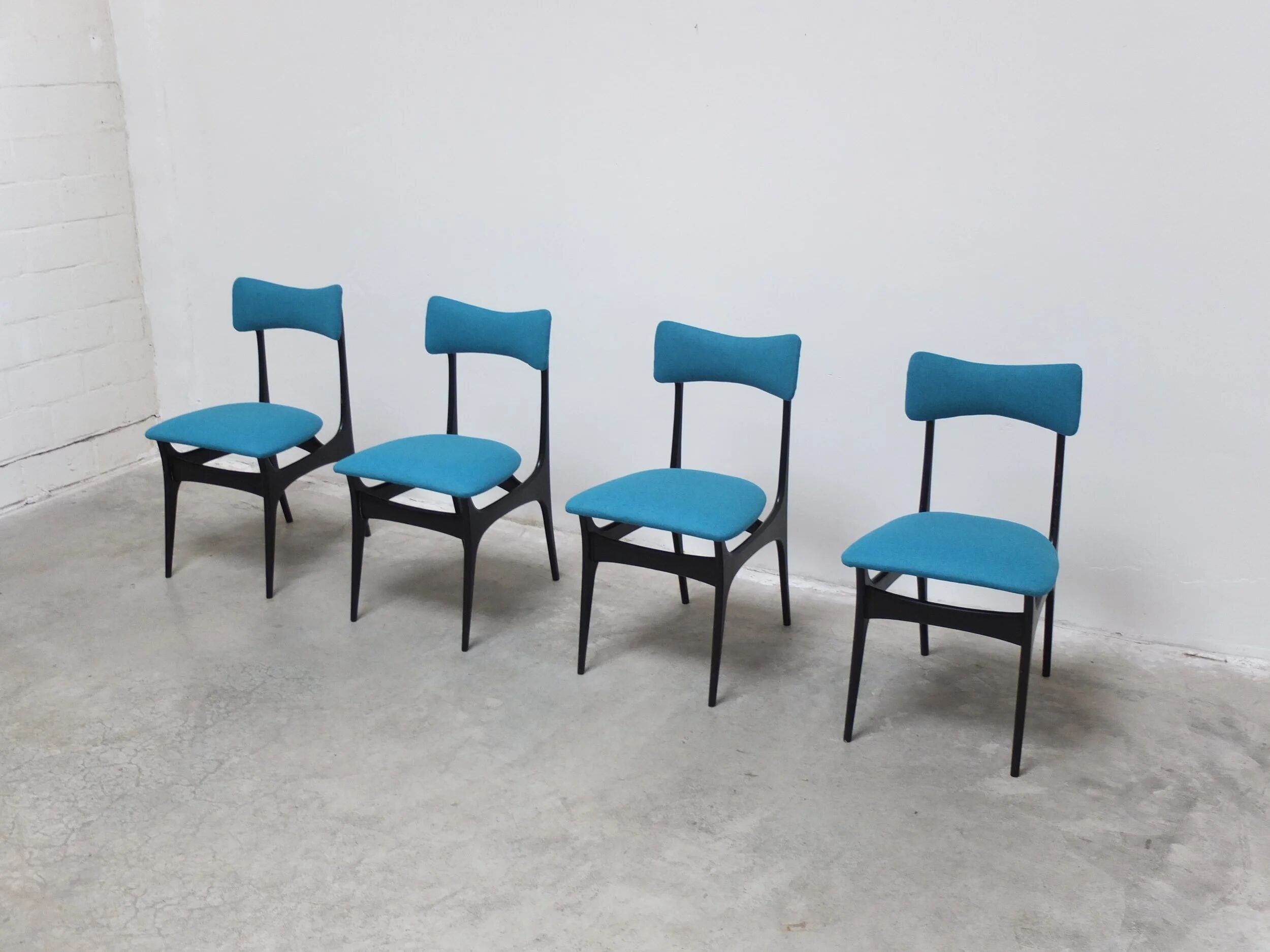 Set of 4 'S3' dining chairs by Alfred Hendrickx for Belform, 1950s