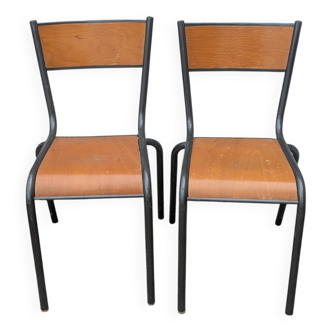 Pair of Mullca style chairs