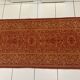 Antique Embroidered Hallway Entryway Rug Indoor Cotton