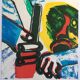 Original exhibition poster by Bengt LINDSTRÖM, ABCD Gallery, circa 70