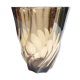 Vintage smoked glass vase