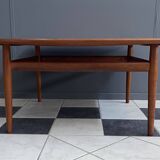 Teak square coffee table by Grete Jalk for Glostrup Denmark