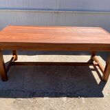 Solid oak dining farmhouse table 1980