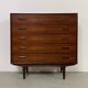 Scandinavian Chest of Drawers in Rosewood by Tibergaard 1960s
