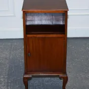 Table de Chevet Art Déco en Bois Dur, 1920s