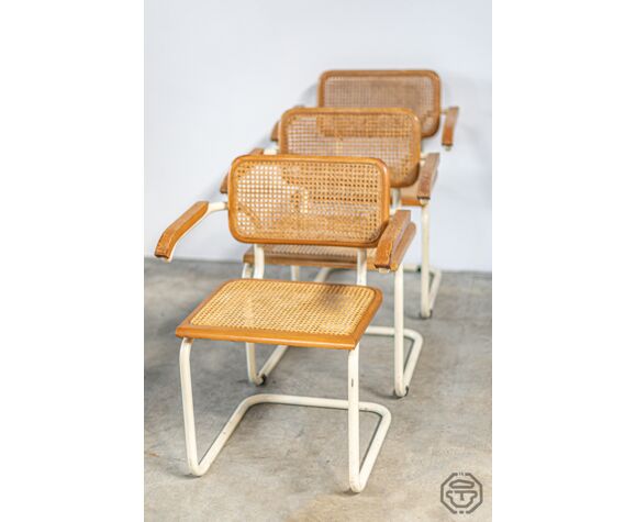 Lot of 3 chairs Marcel Breuer B64 | Selency