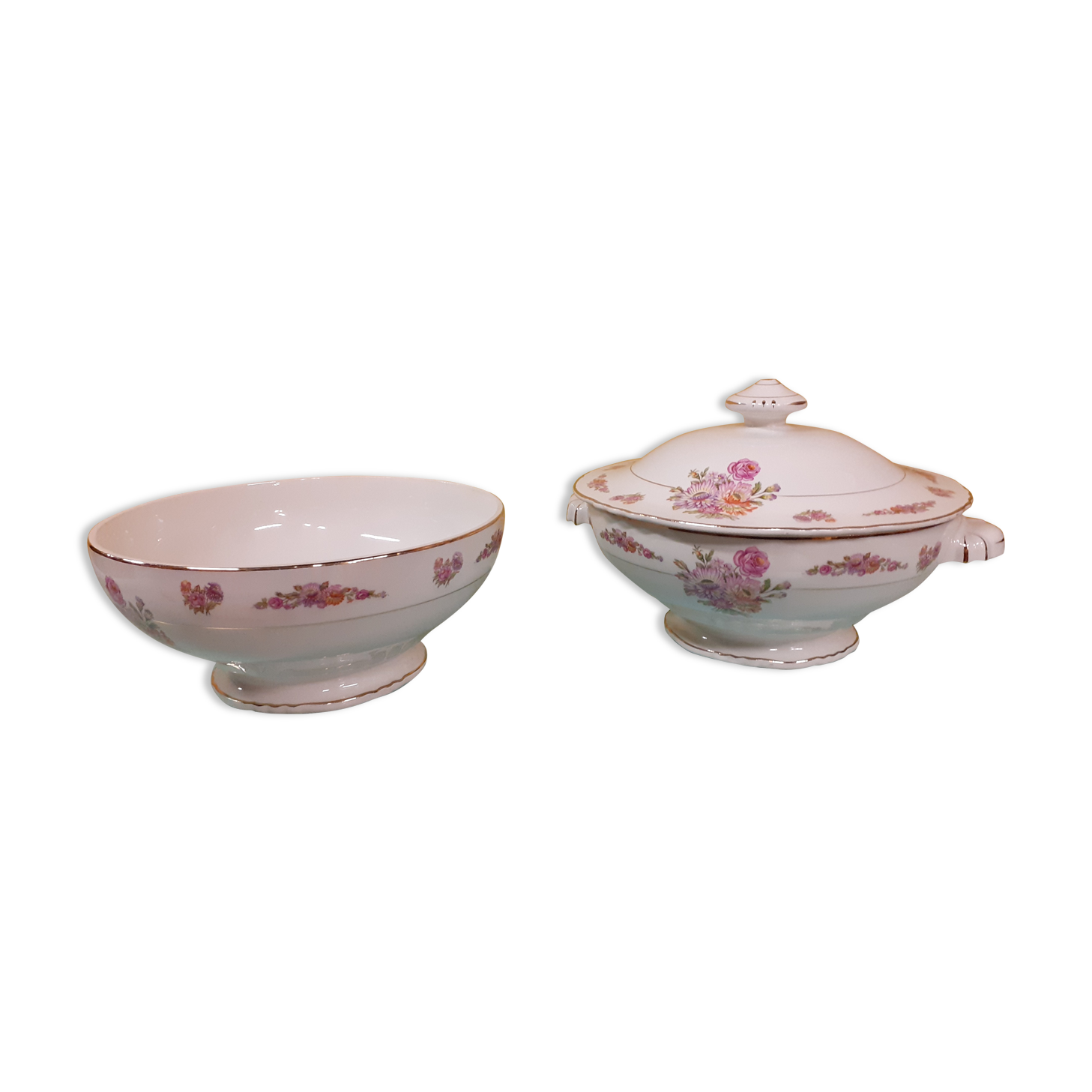 St amand salad bowl and tureen