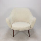 Mid century scandinavian lounge chair, 1950's
