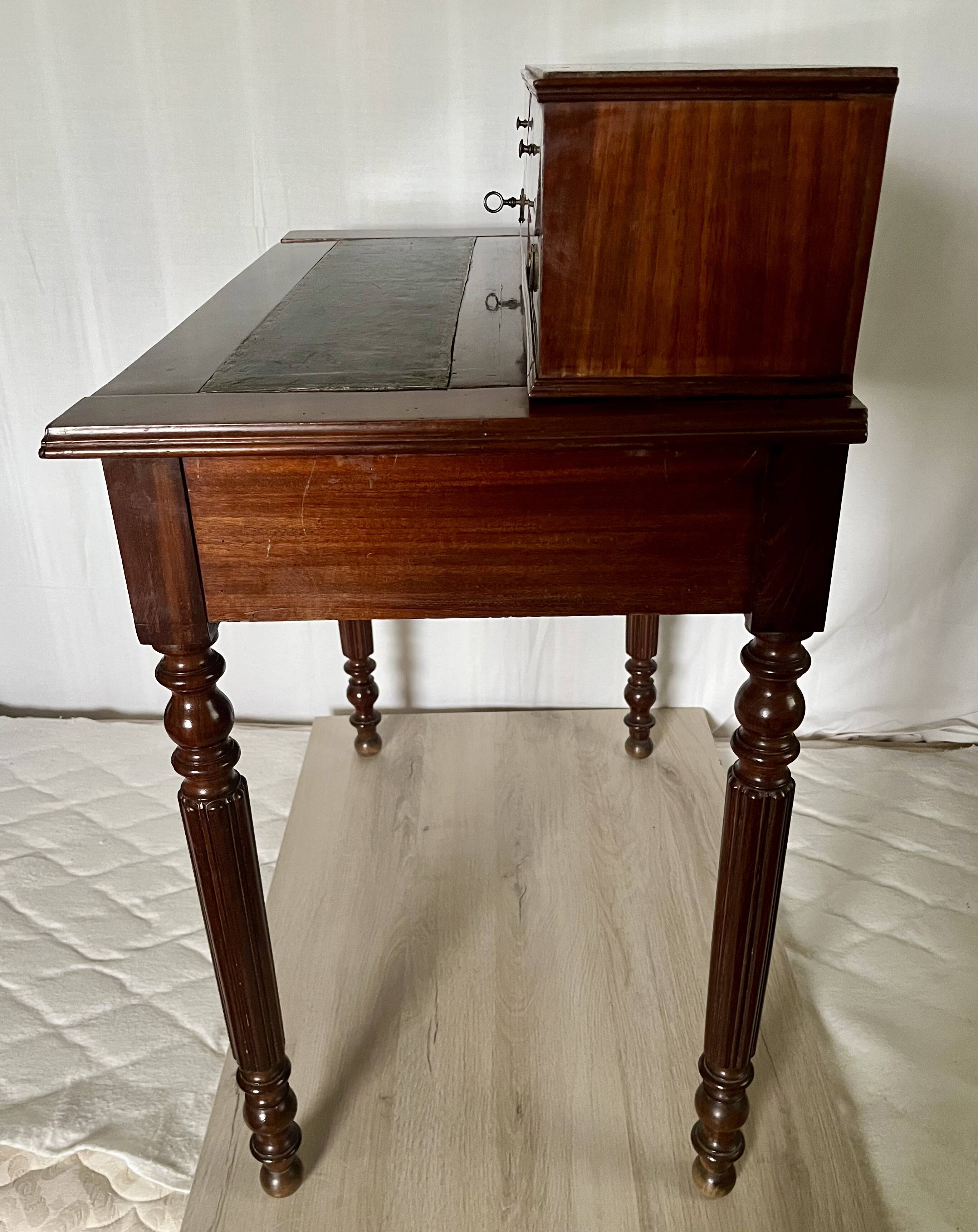 Bureau a gradins style louis philippe, acajou
