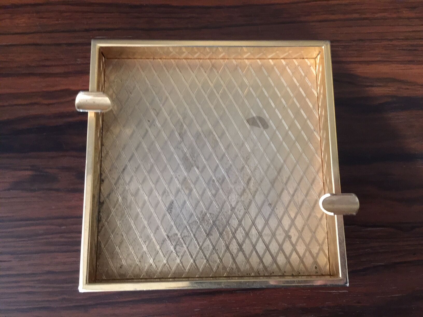 Golden ashtray