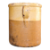 Large Italian glazed terracotta preserving jar, two-coloured, late 19th century.