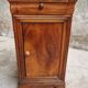 Antique small cabinet French hall cupboard walnut