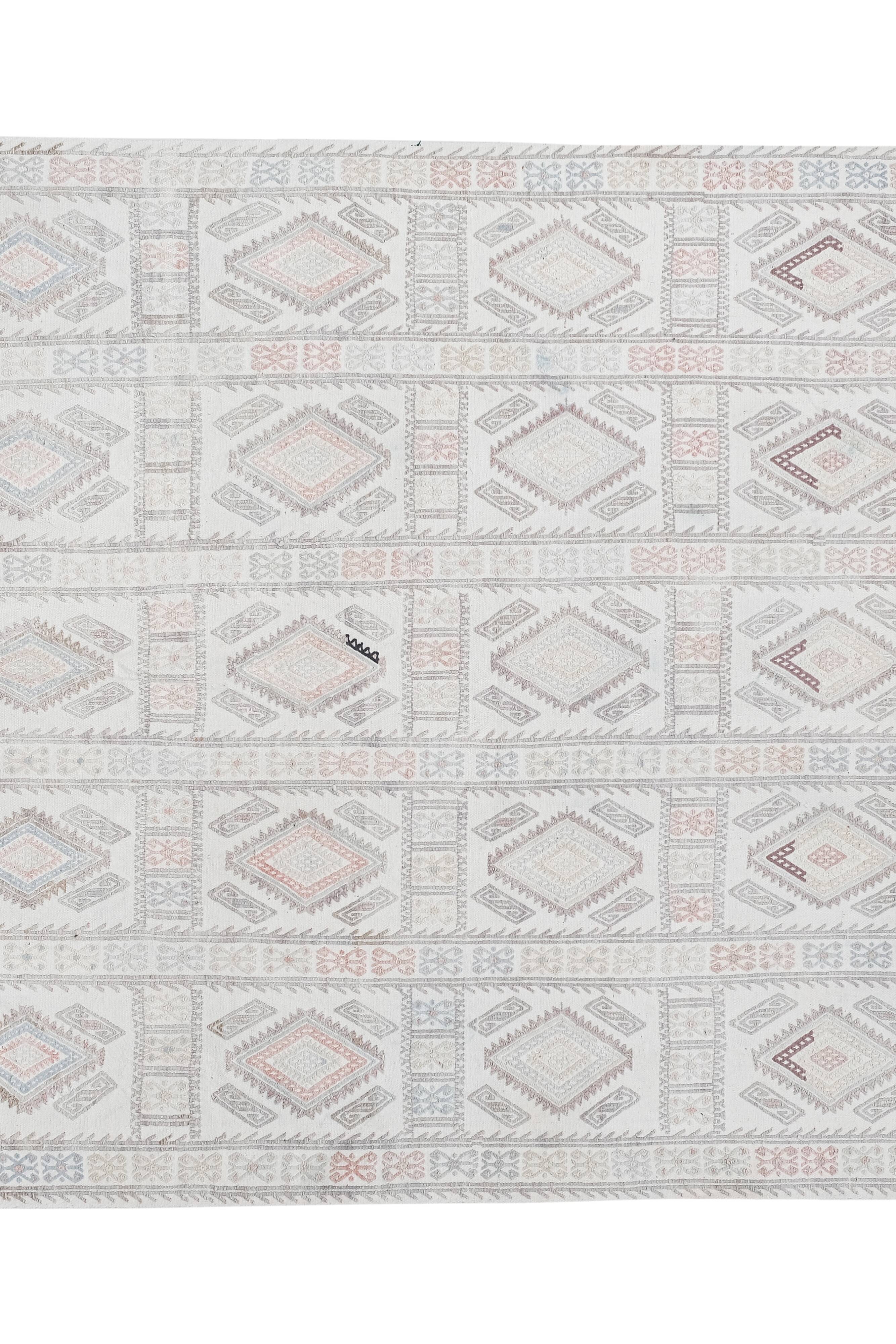 Vintage Turkish rug from Oushak, hand-woven 156x216 cm