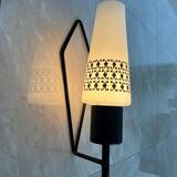 Midcentury design wall lamps, 1970s, up to three pieces