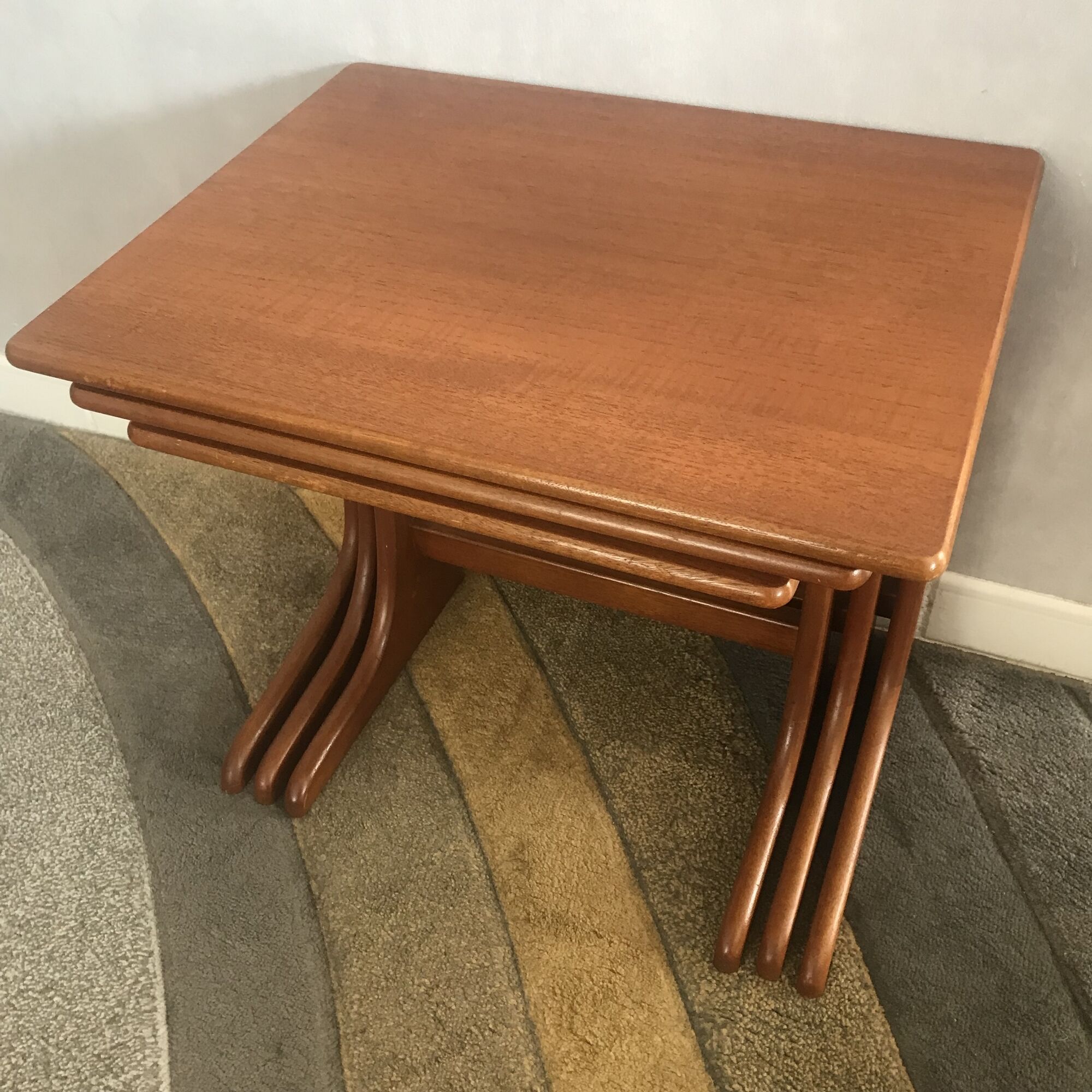 Teak nesting tables by G-plan 1960's
