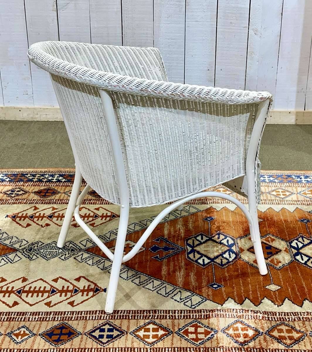 1950s Lloyd Loom armchair