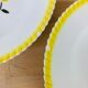 Set of 6 vintage hollow plates in earthenware
