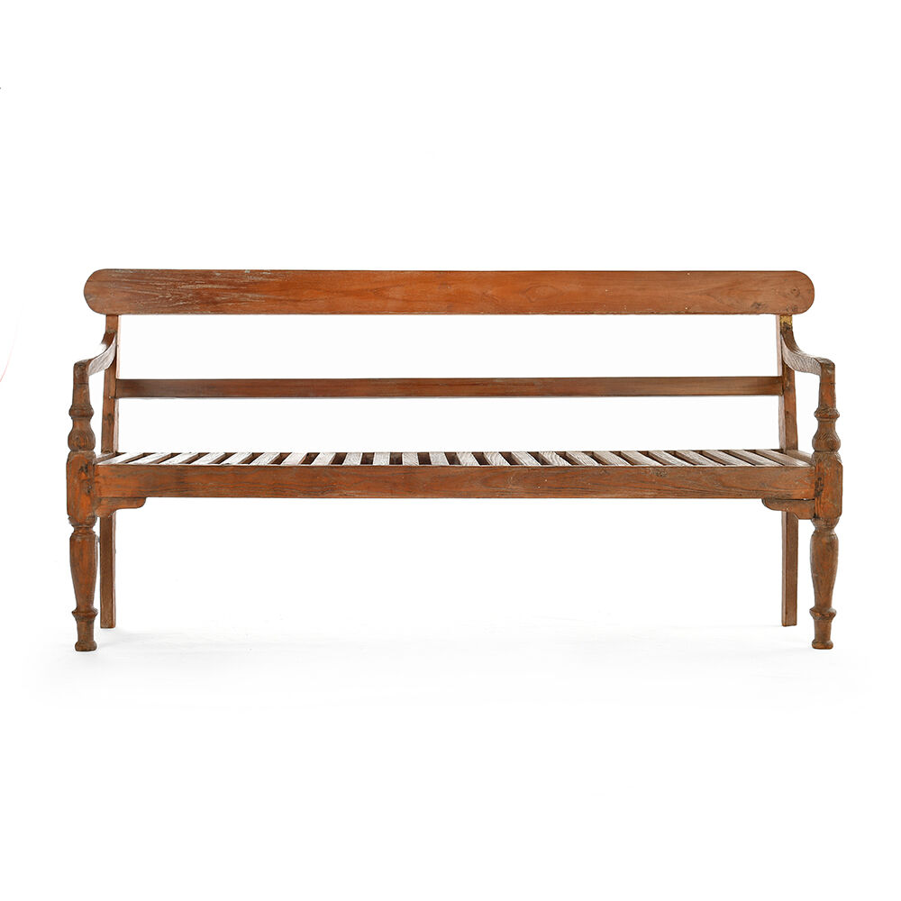 Wooden bench