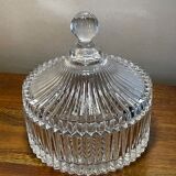 Large glass sugar bonbonnière