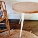 Wooden tripod side table