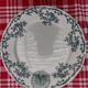4 matching plates iron earth 1900