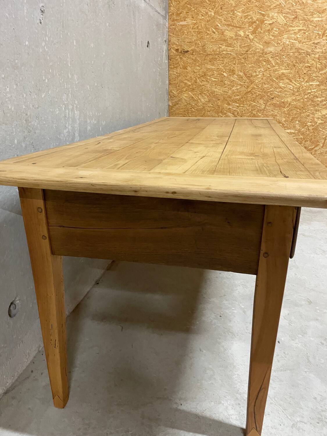 Large oak farmhouse table