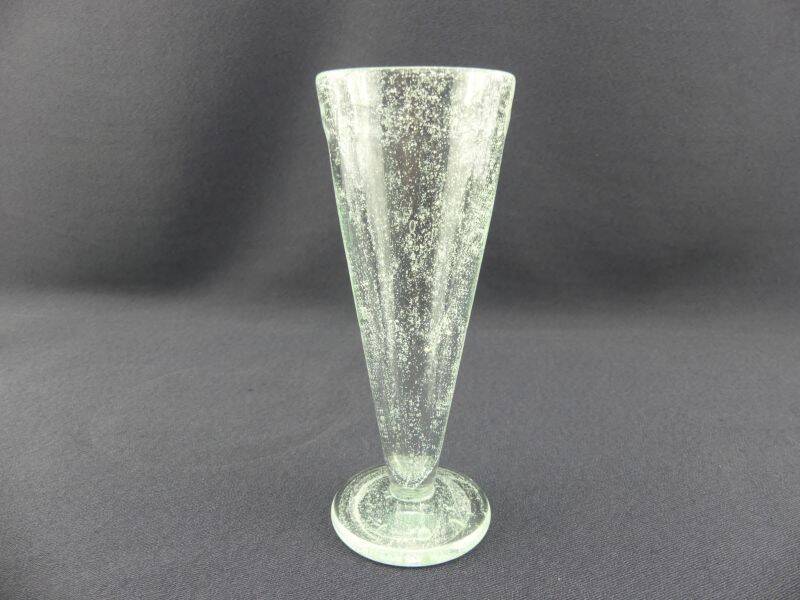 6 bubble glass champagne flutes