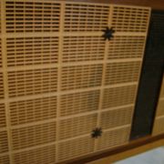 Radio furniture and record player "The Voice of His Master" from the 1950s