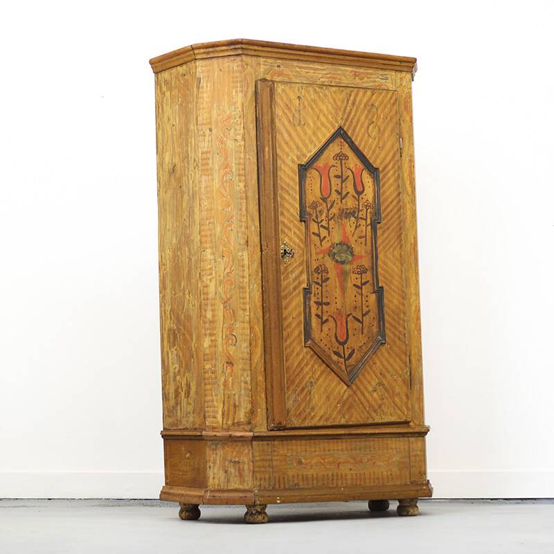 Cabinet de mariée peint d'art populaire, 1815