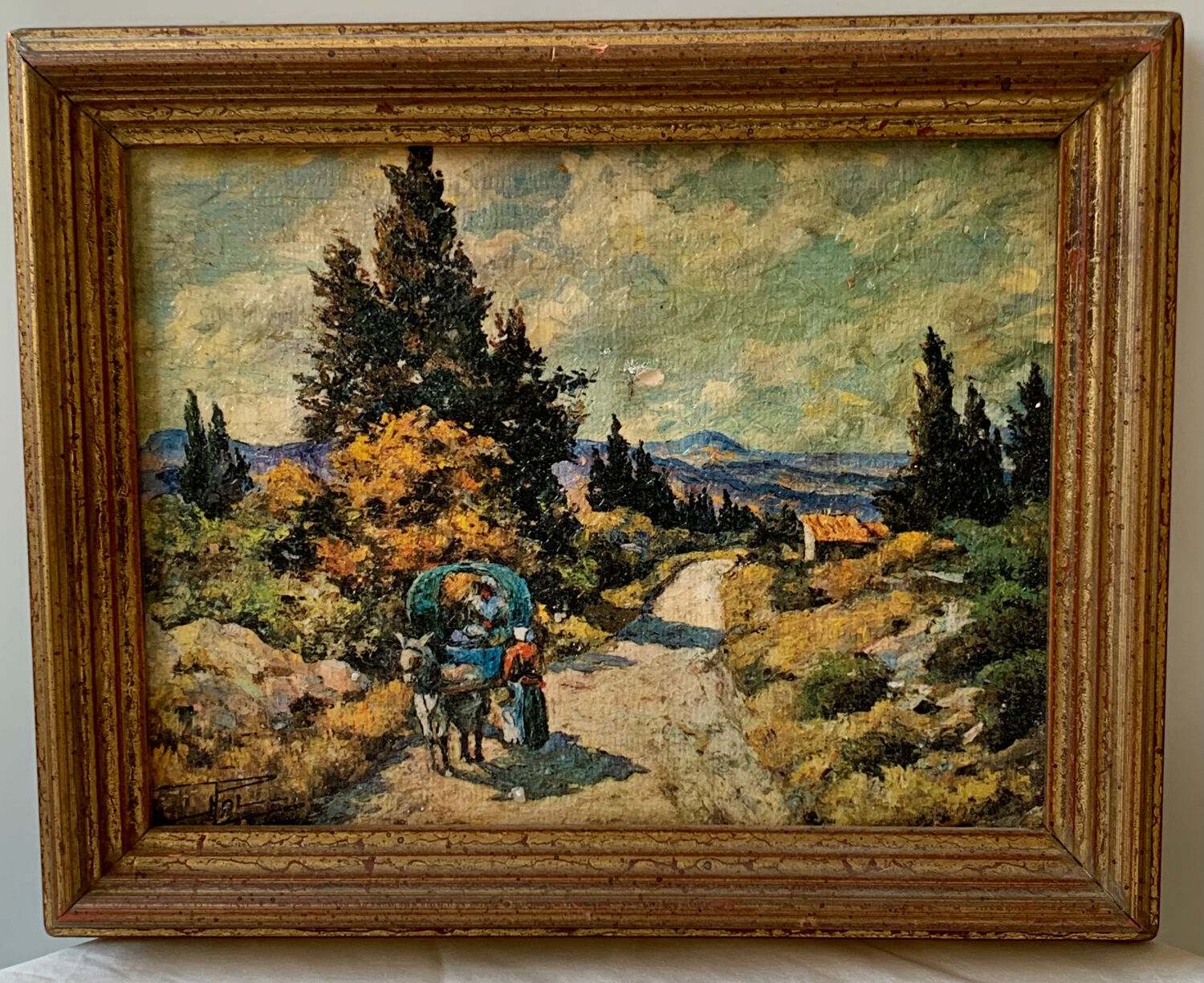 Painting oil on canvas vintage